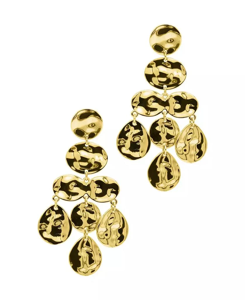 ADORNIA Gold Cascade Earrings 1