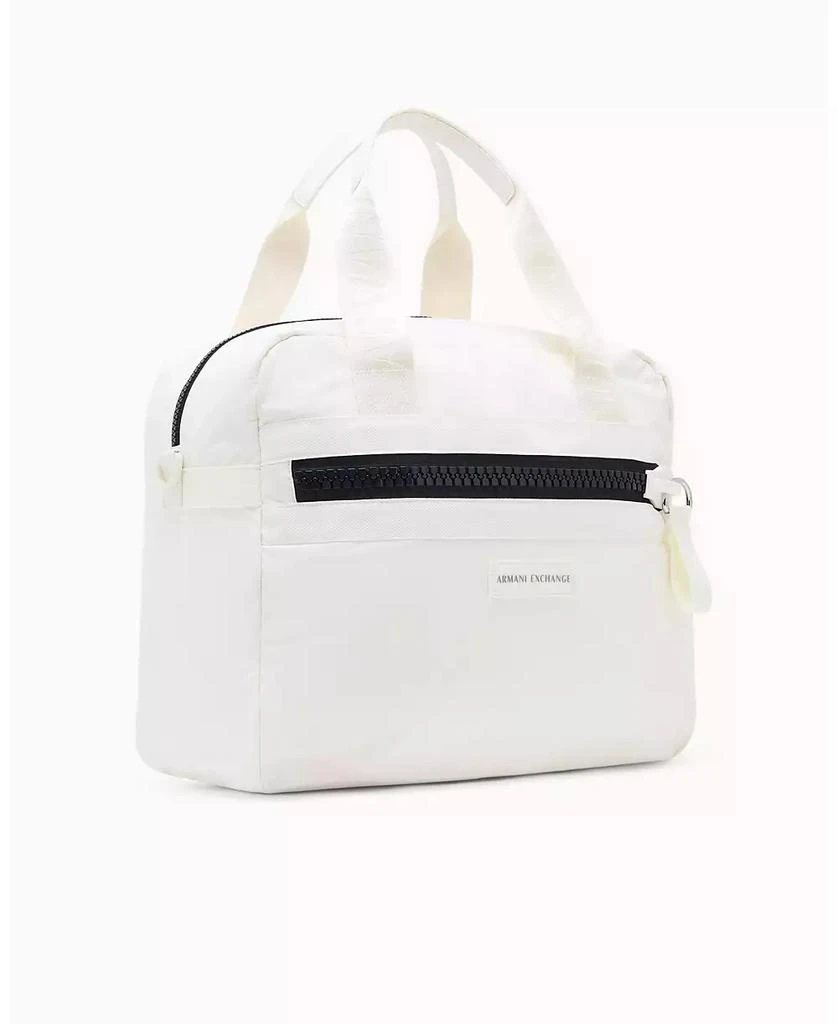 Armani Exchange Men
s White Edition Duffel Bag 4