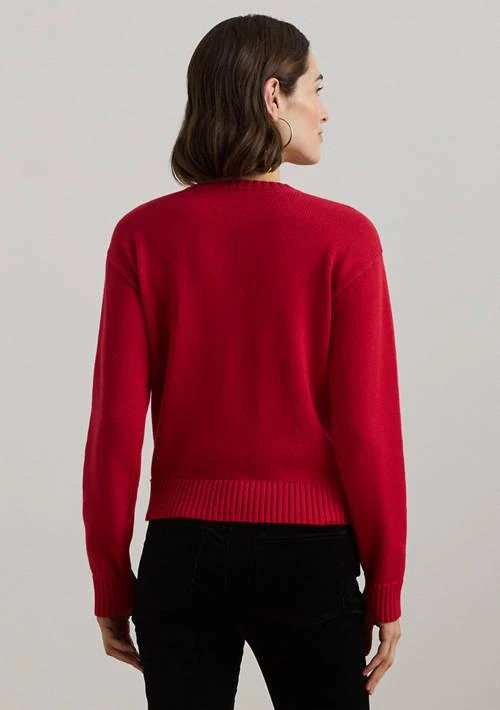 Ralph Lauren Ralph Lauren Intarsia Knit Crest Cotton Sweater 2