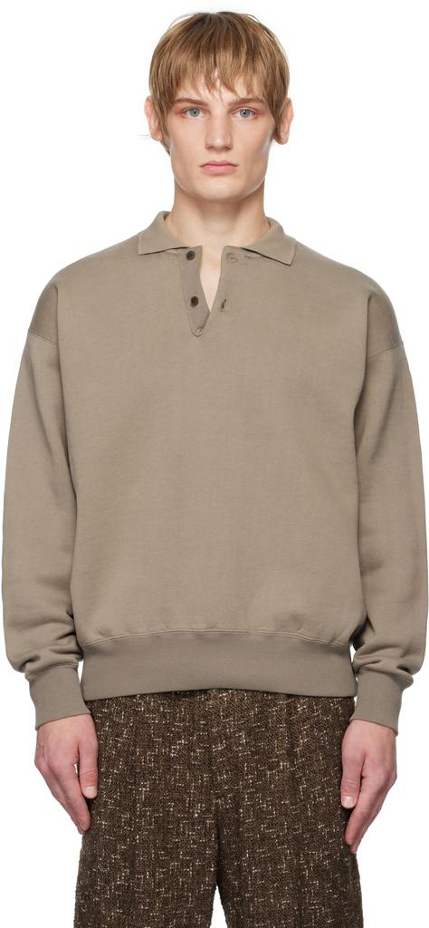 Brown Smooth Soft Sweat Polo – On Sale Now with Up to 10% Off