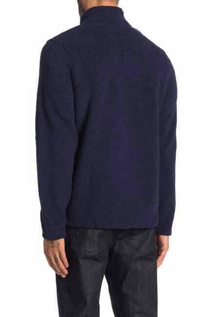 WALLIN & BROS Wallin & Bros - Teddy Faux Shearling Quarter Zip Sweater