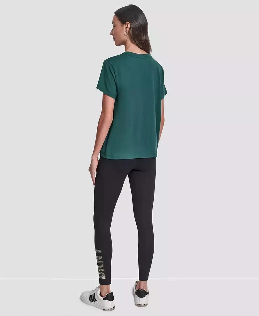 DKNY Women's Studded-Logo T-Shirt 12