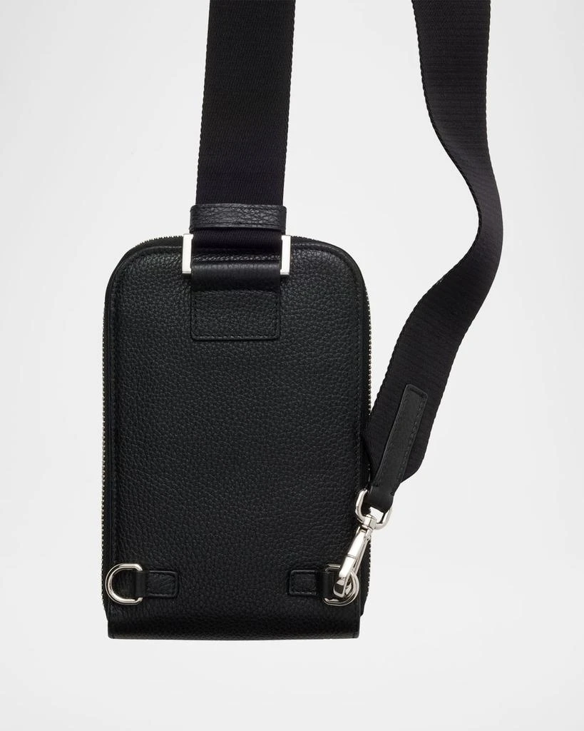 Prada Men's Vitello Daino Sling Bag 3