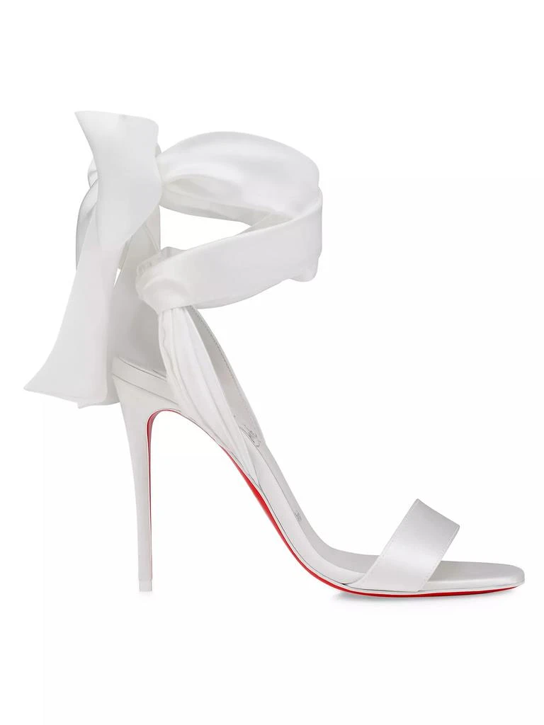Christian Louboutin Sandale Du Désert 100MM Satin Sandals 1