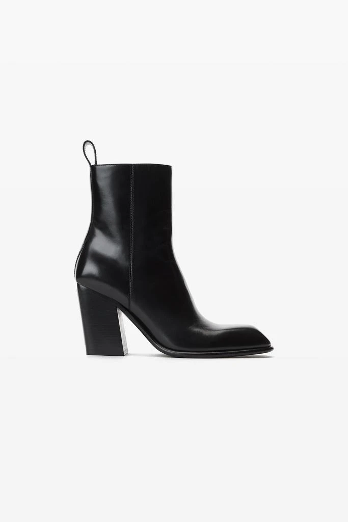 Alexander Wang throttle 95mm ankle boot in leather 1
