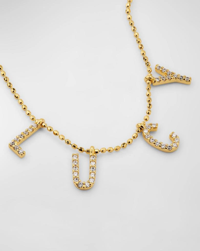 Tai 14K Gold-Plated Sterling Silver 4-Letter Personalized Necklace 3