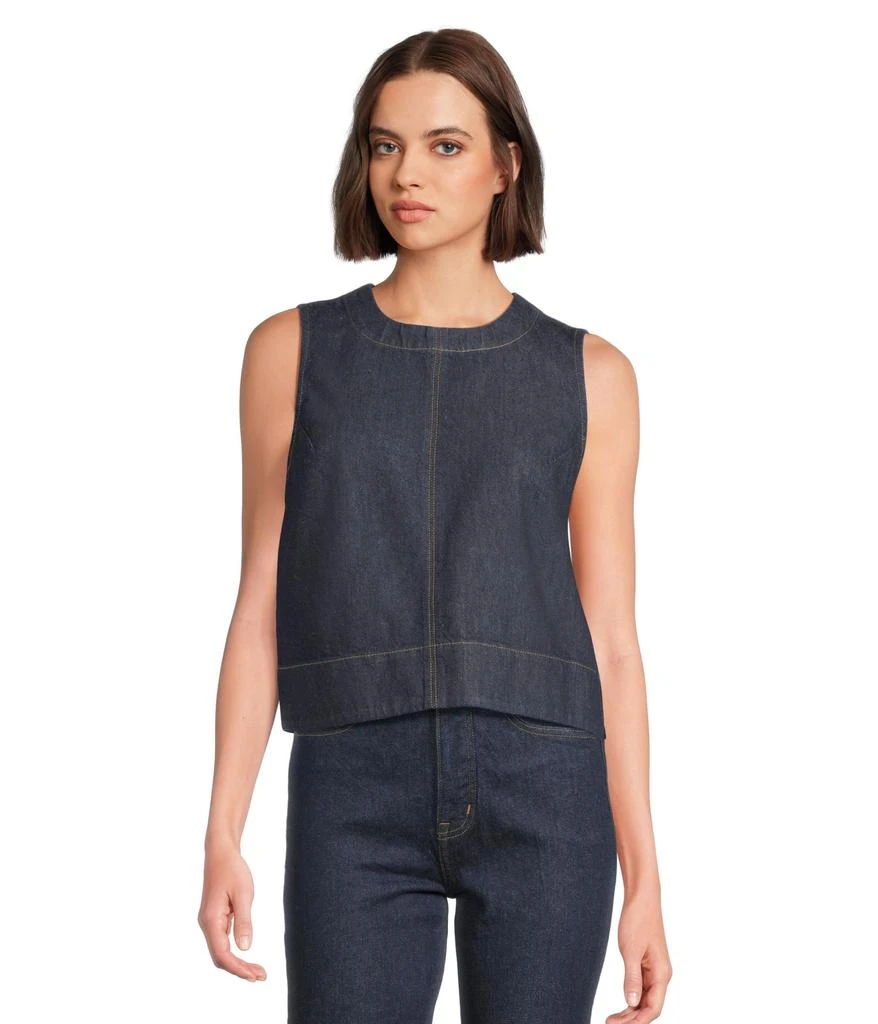 Madewell Boxy Denim Shell In Essex Wash 1