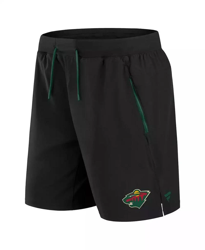 Fanatics Men's Black Minnesota Wild Authentic Pro Rink Performance Shorts 2