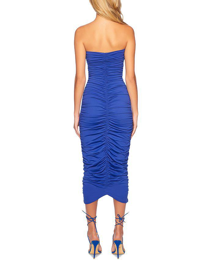 Susana Monaco Gathered Strapless Dress