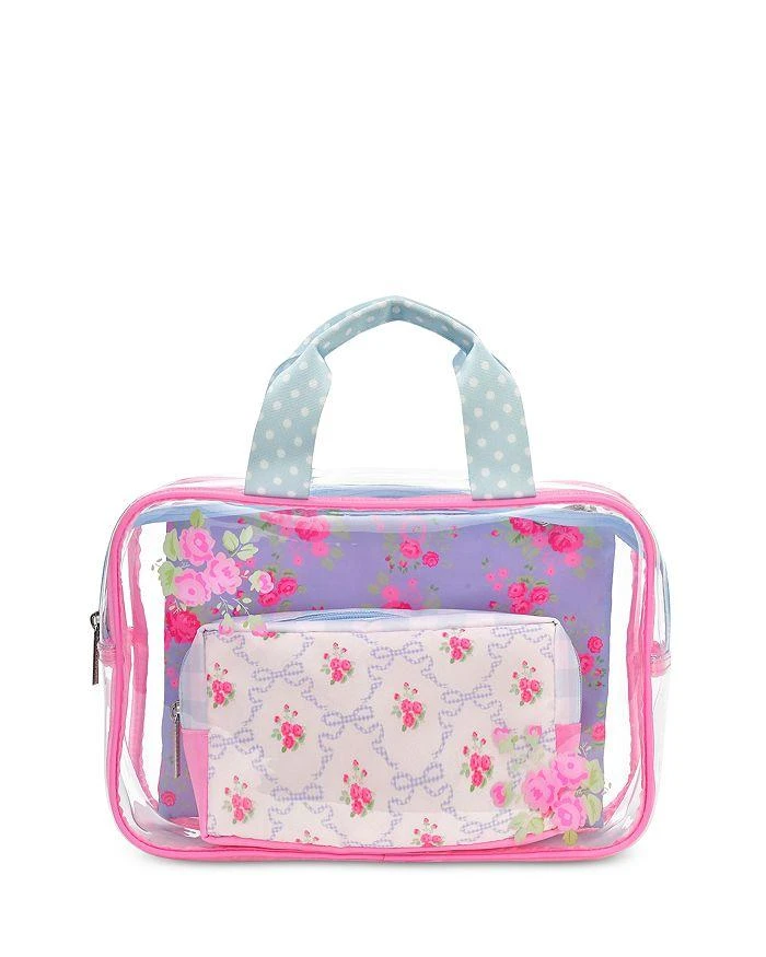 Iscream Ditsy Floral Cosmetic Bag Trio