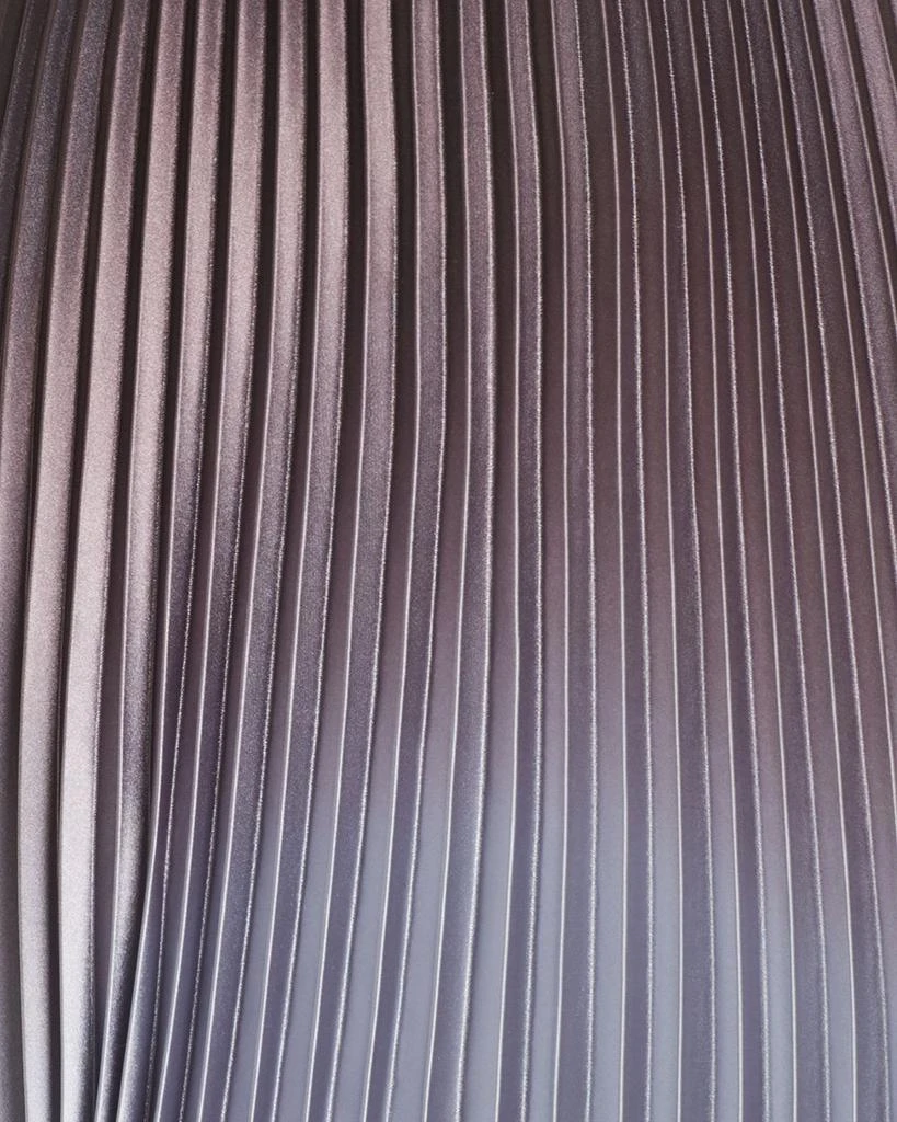 AQUA Pleated Shimmer Gown - Exclusive 3
