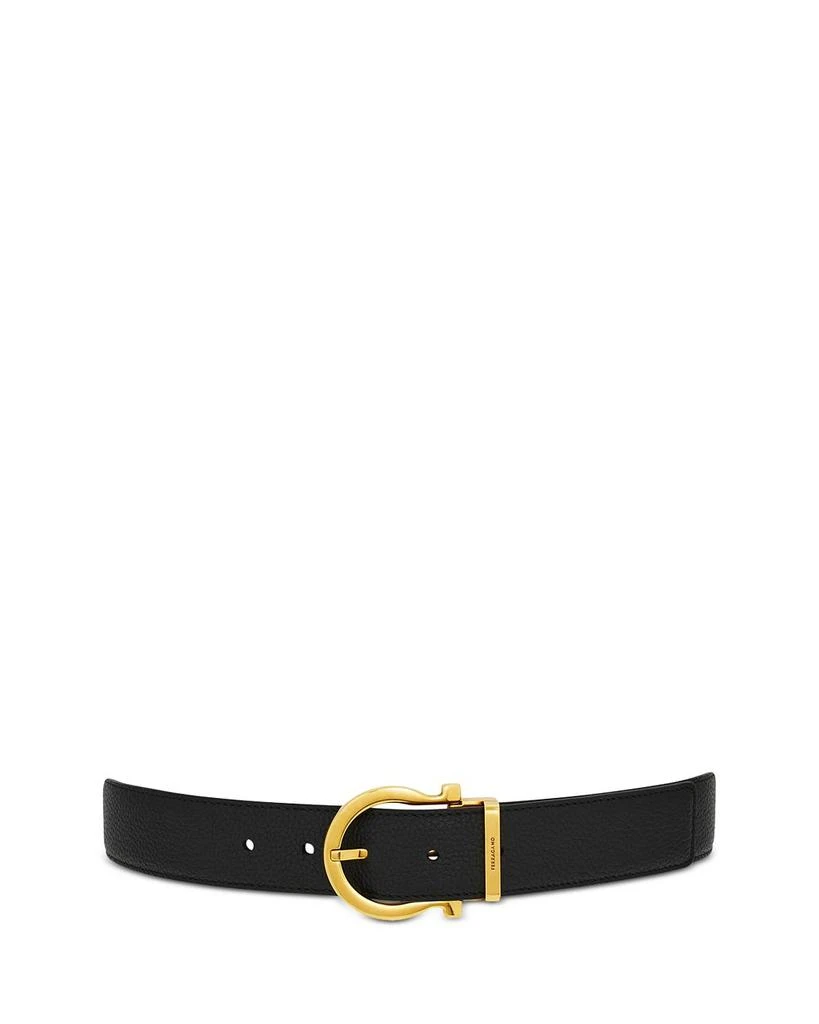 Salvatore Ferragamo Gancini Reversible Leather Belt 1