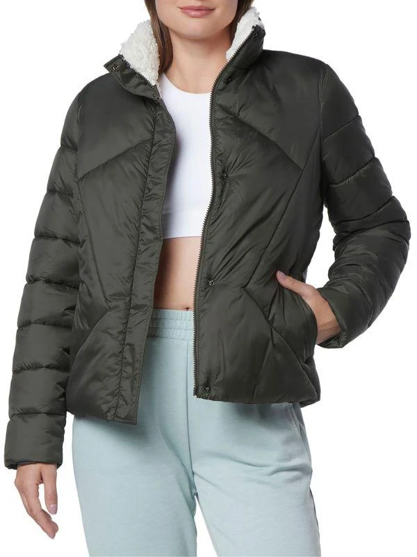 Andrew Marc Faux Fur Puffer Jacket 4