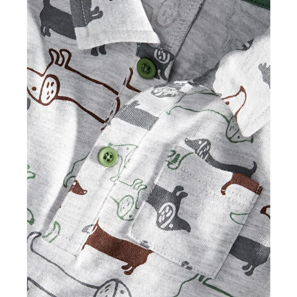 First Impressions Baby Boys Walking Dogs Printed Sunsuit, Created for Macy's 3