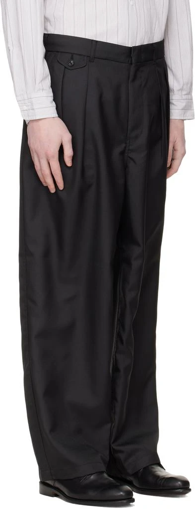 Nanamica Black Polyester Twill Club Trousers 2