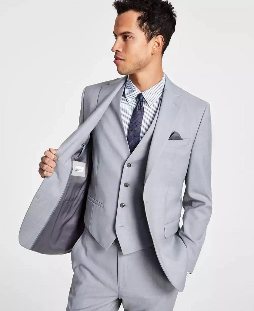 Bar III Men's Slim-Fit Wool Sharkskin Suit Jacket, Created for Macy's 4