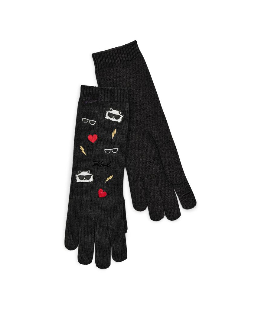 Karl Lagerfeld Paris CATE PINS EMBROIDERY GLOVE