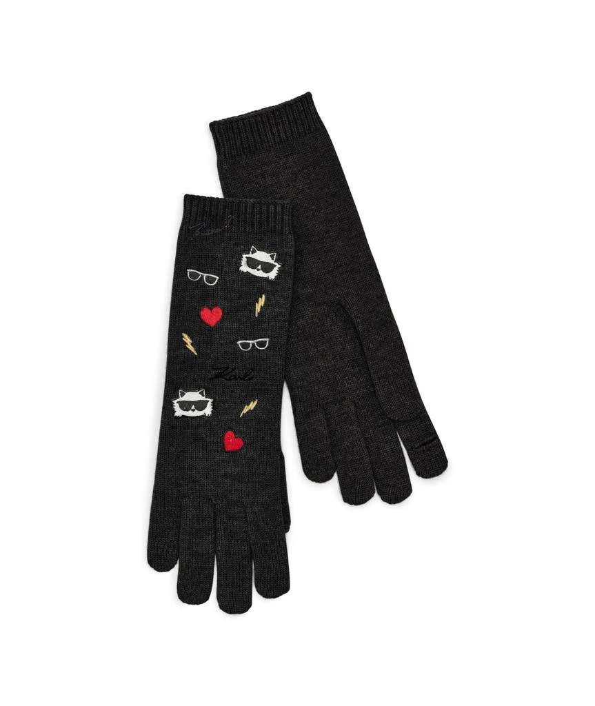 Karl Lagerfeld Paris CATE PINS EMBROIDERY GLOVE 1