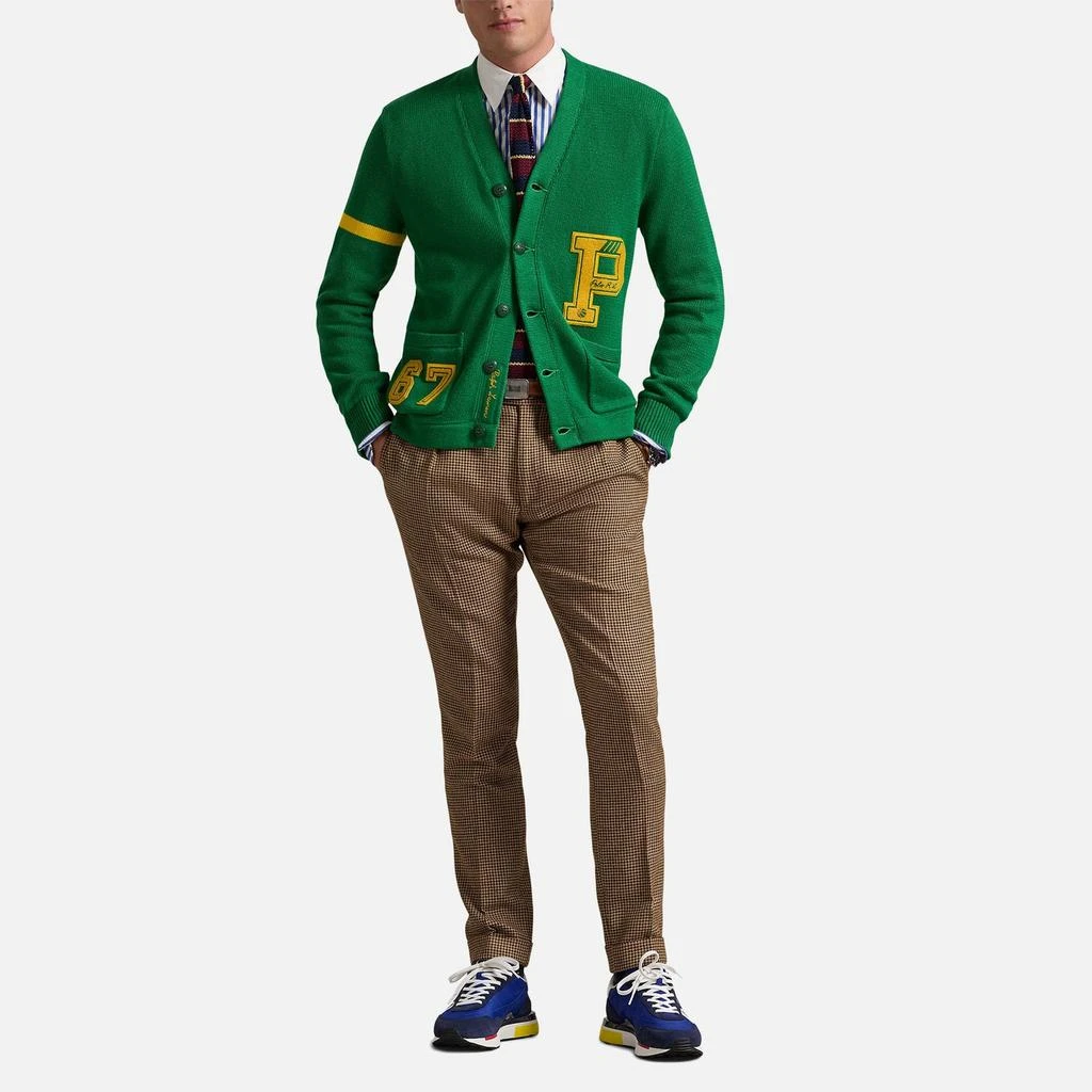 Ralph Lauren Polo Ralph Lauren Varsity Logo Cotton-Knit Cardigan 4