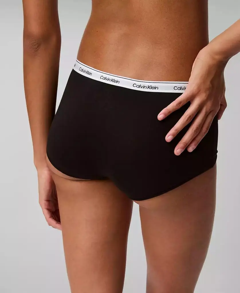 Calvin Klein Women's Icon Logo Boyshort Underwear QD5195 3