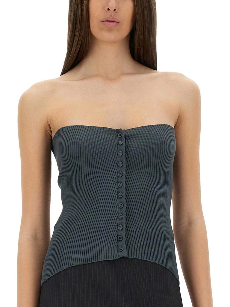 Paloma Wool Paloma Wool Aquamela Fitted Ribbed Top 4