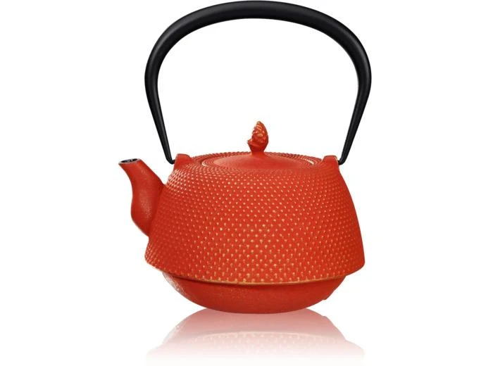 Kusmi Tea Théière fonte 0,95L Nanbu rouge doré 1