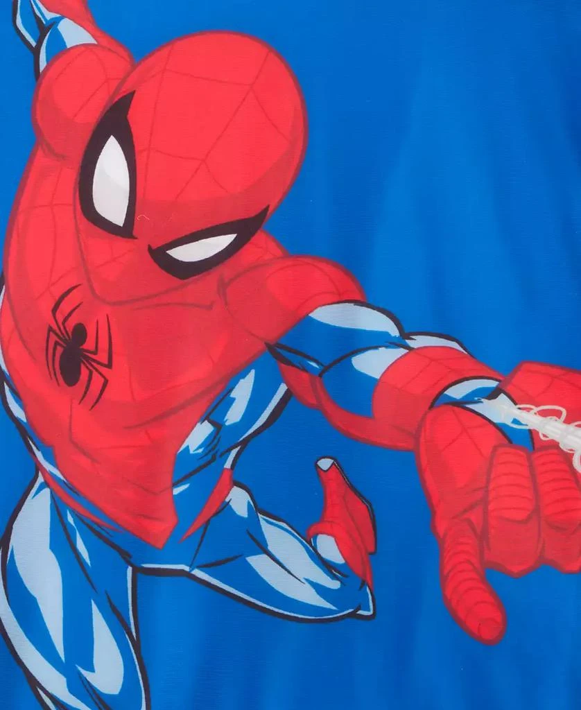Spider-Man Little Boys Hooded Rash Guard & Swim Trunks Two-Piece Swimsuit 2