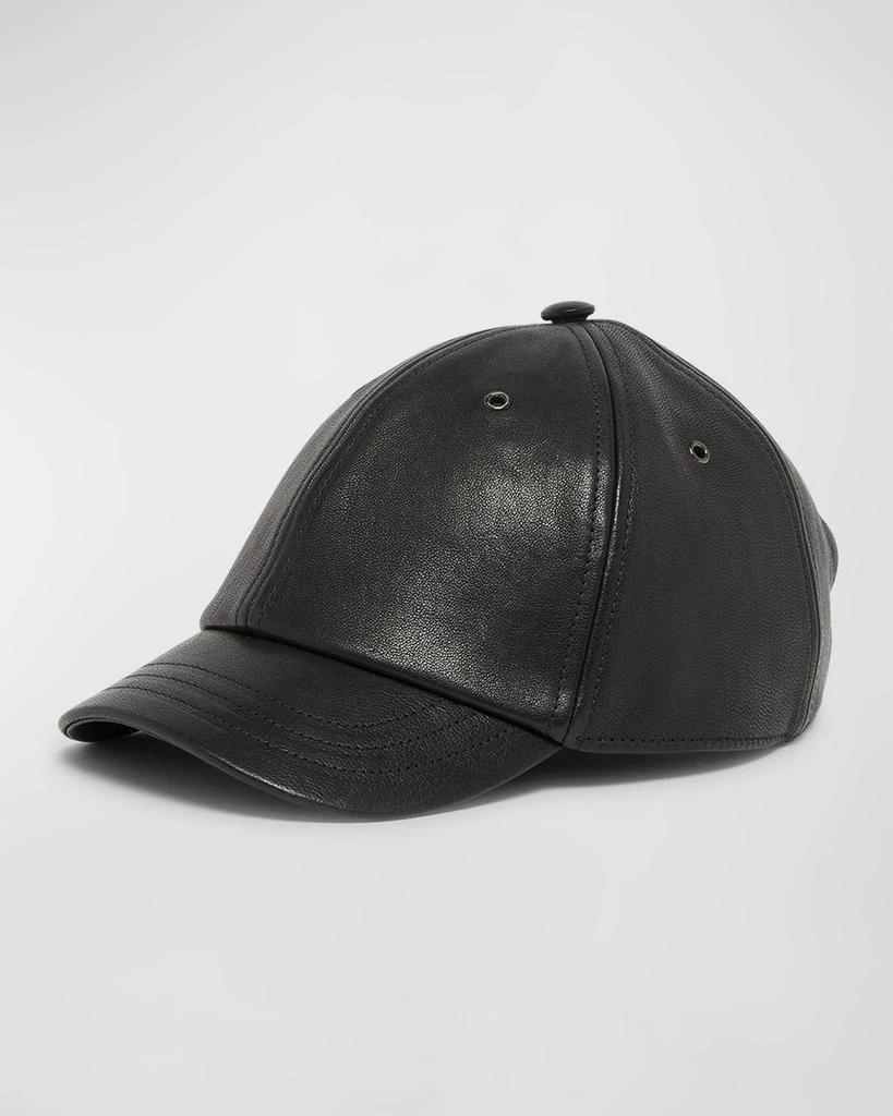 Yves Saint Laurent Patent Leather Baseball Hat 1
