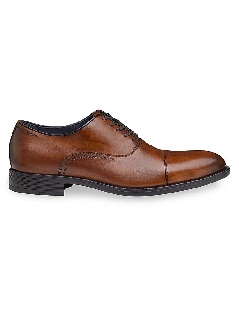 Johnston & Murphy J&M Collection Flynch Leather Cap-Toe Oxfords 1