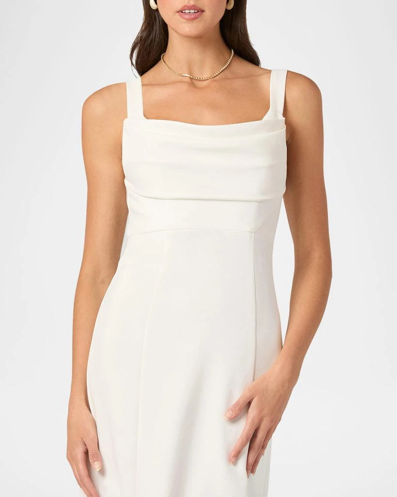 Shoshanna Katie Sleeveless Cowl-Neck Gown 4