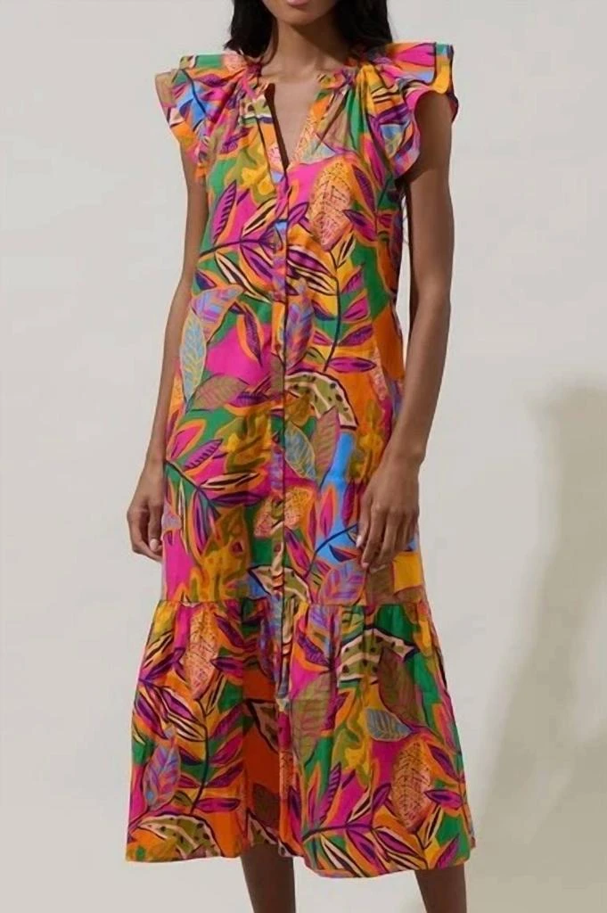 Sugarlips Sugarlips - Mayfield Bay Color Block Maxi Dress 4