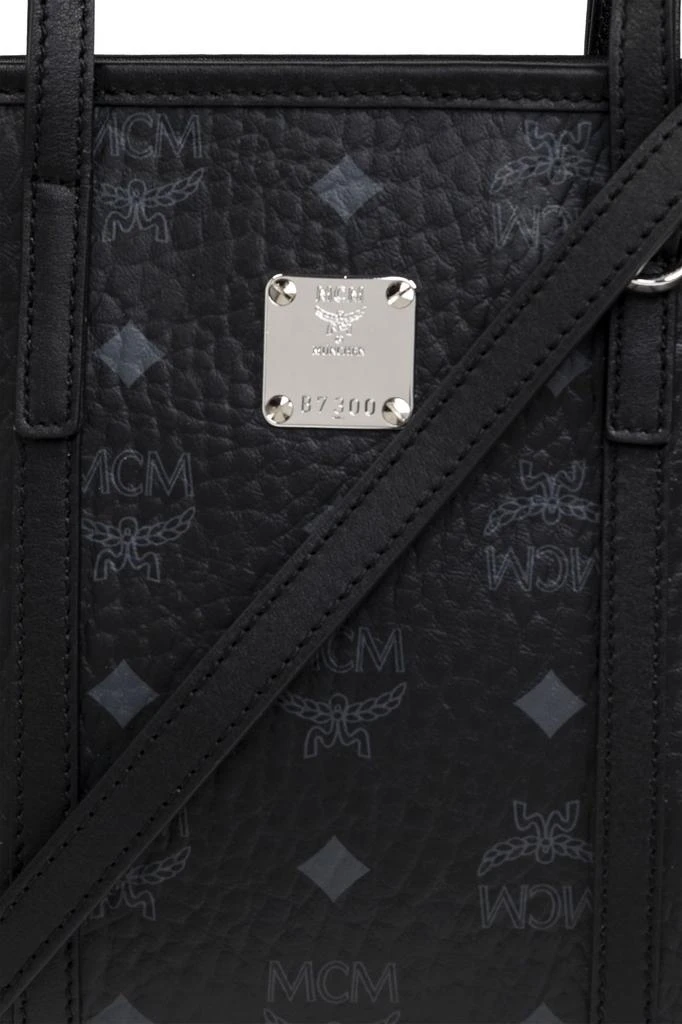 MCM MCM Monogrammed Logo Plaque Tote Bag 5