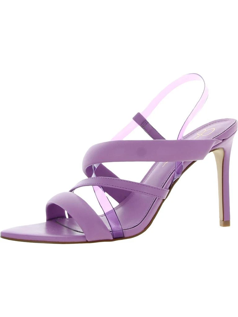 Jessica Simpson Krissta  Womens Faux Leather Pointed Toe Heels 6