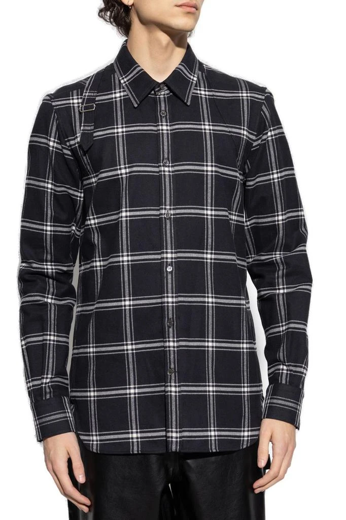 Alexander McQueen Alexander McQueen Long Sleeved Checked Shirt 2