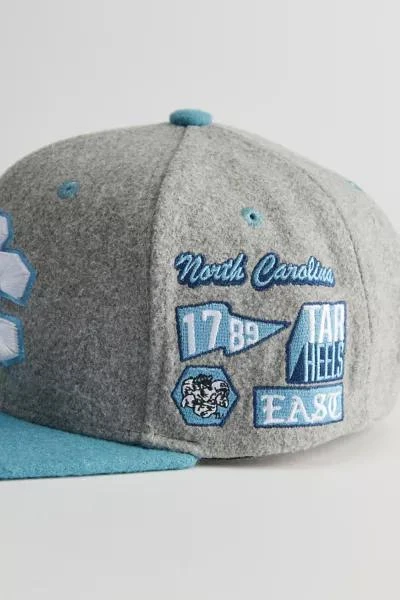 Mitchell & Ness Mitchell & Ness NCAA University Of North Carolina Melton Patch Snapback Hat 2