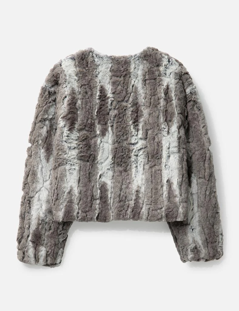 THUG CLUB Jindo Mix Fur Jacket 2