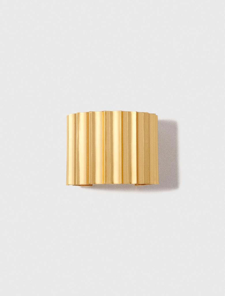 Maje Maje Woman's brass Wide tapered metal cuff for Spring/Summer