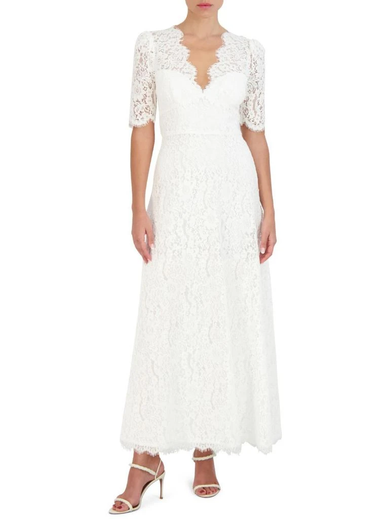 BCBG Eliana Womens Lace Maxi Evening Dress 1
