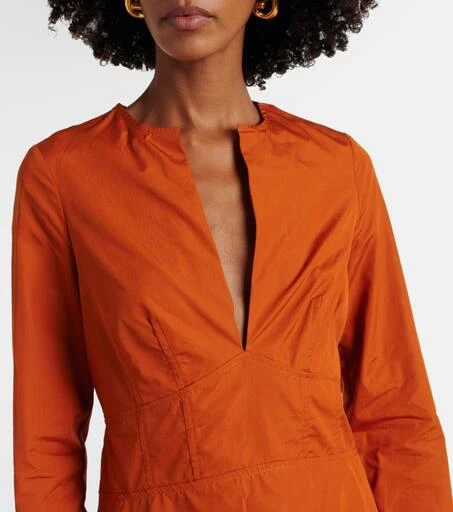 CO Tiered cotton midi dress 4