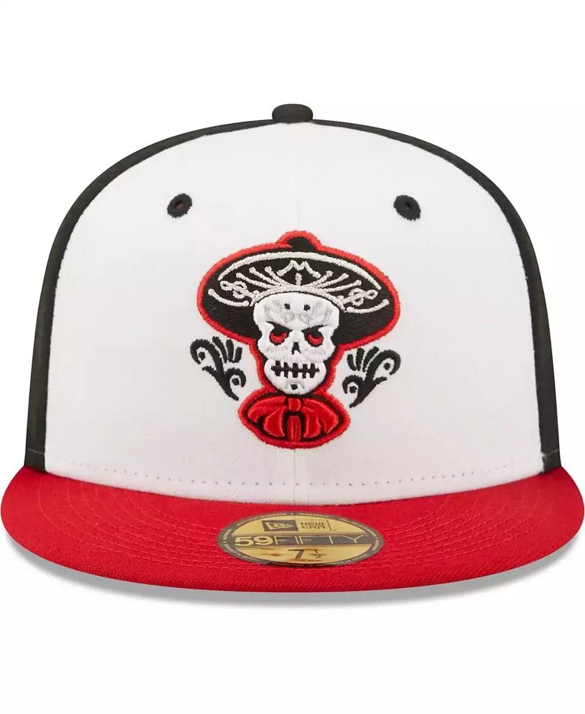 New Era Men's White, Red Mariachis de Nuevo Mexico Copa De La Diversion 59FIFTY Fitted Hat 2