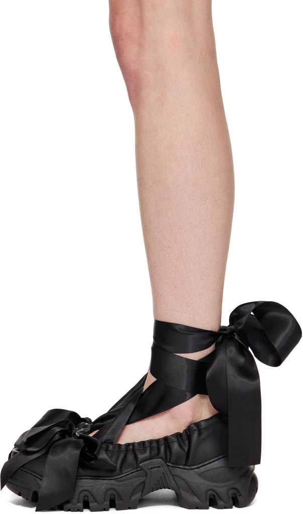 Rombaut Black Aura Bows Ballerina Flats 3