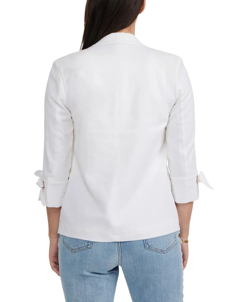 Ellen Tracy Women’s Shawl Collar Blazer with Sleeve Grommet 2