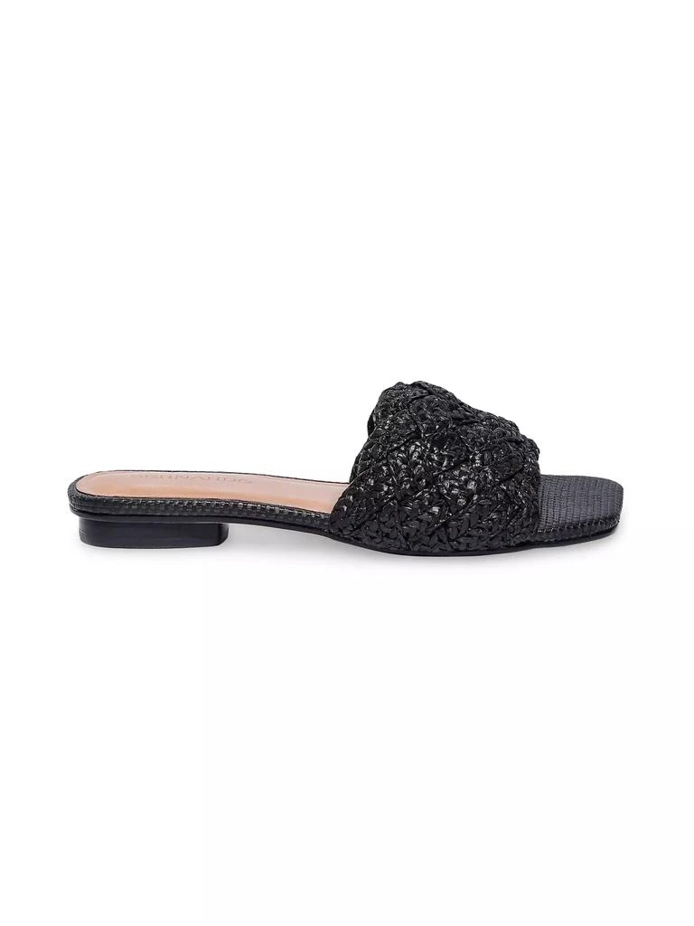 Bernardo Pixie Raffia Woven Sandals 1