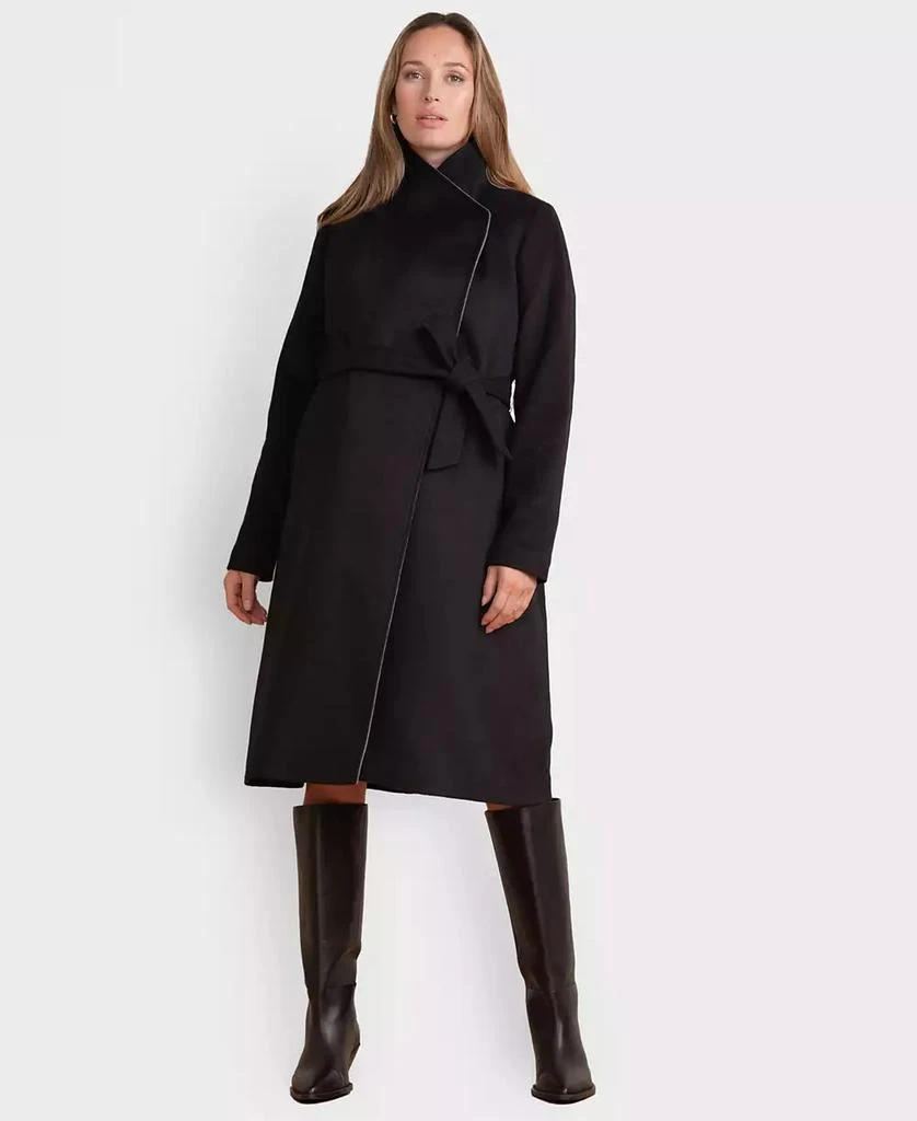 Seraphine Women's Wool Blend Wrap Maternity Coat 6