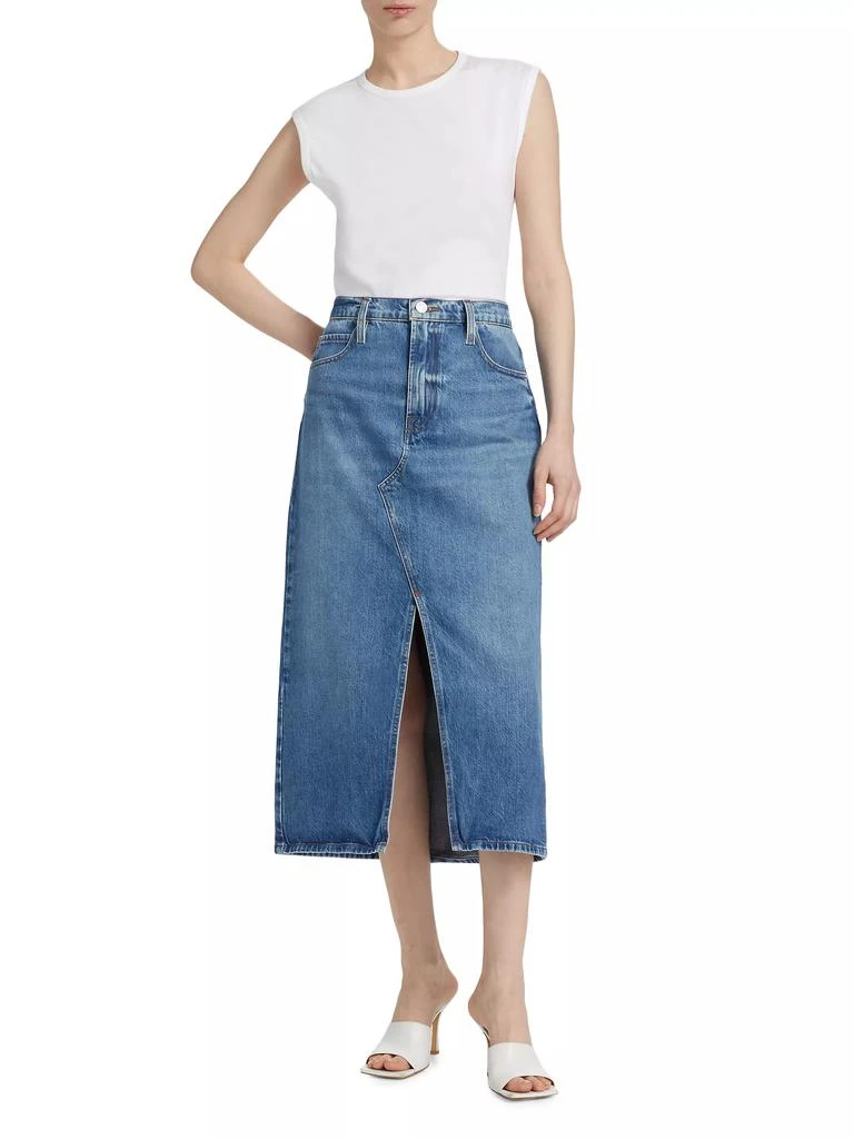 Frame The Midaxi Denim Skirt 2