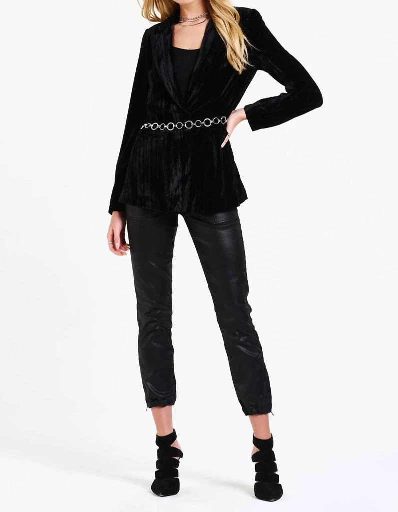 DEAR JOHN DENIM Wylie Blazer Jacket In Black 2