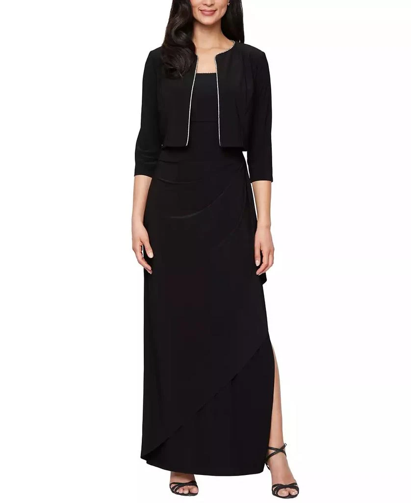 Petite Long Matte Jersey Jacket Dress – On Sale Now with Up to 40% Off