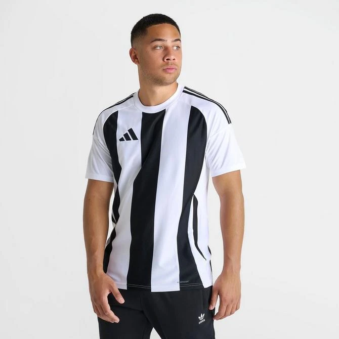 Adidas Men's adidas Striped Soccer Jersey 3