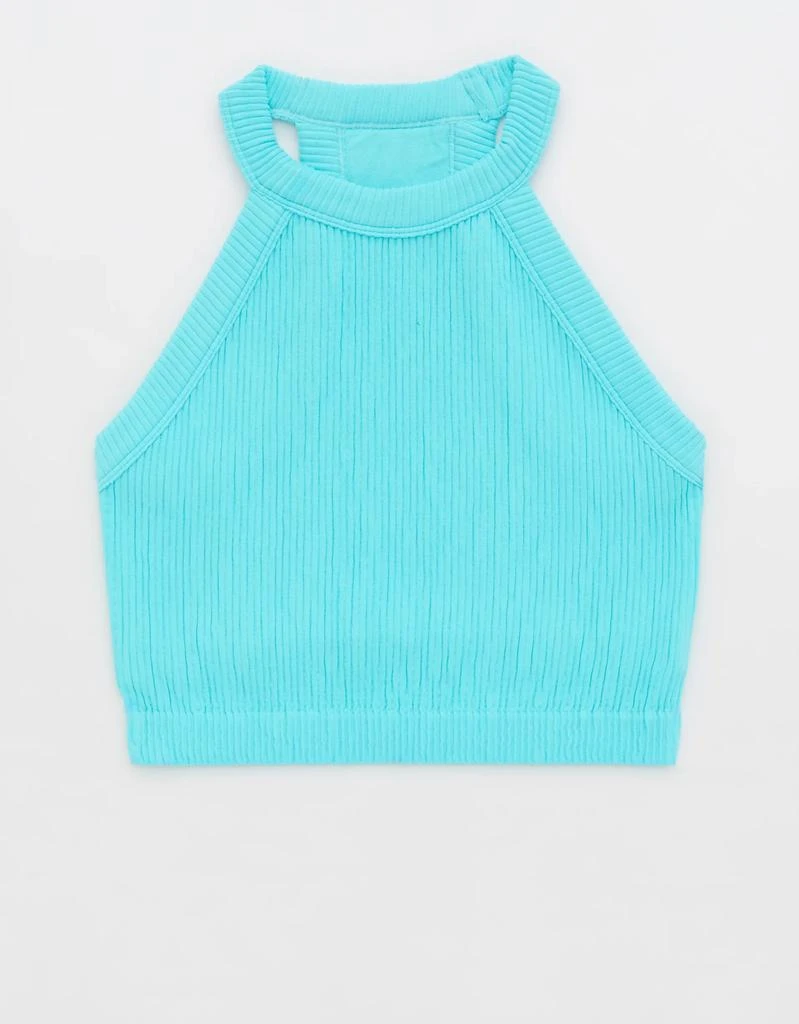 Aerie Superchill Seamless High Neck Bra Top 3