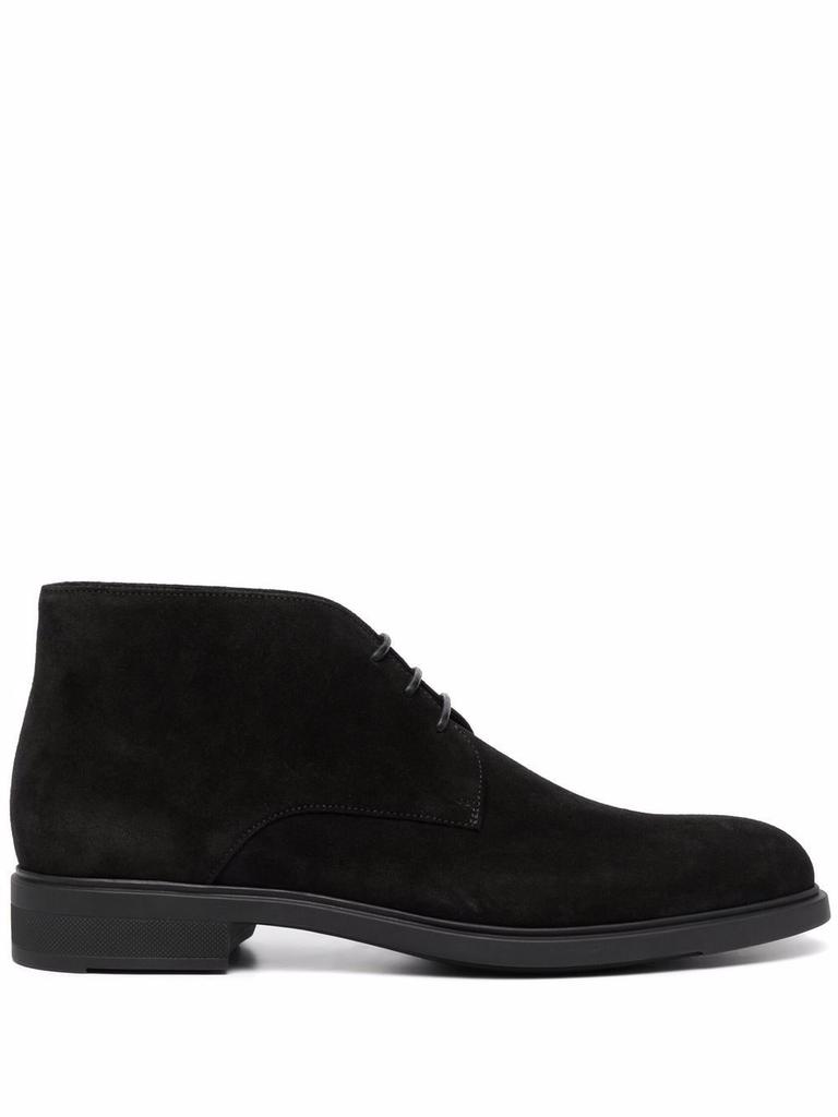 Hugo Boss suede ankle boots - men -  -  - Black